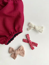 Load image into Gallery viewer, Valentines Twinkle Hand Tied Cotton Hair Bow

