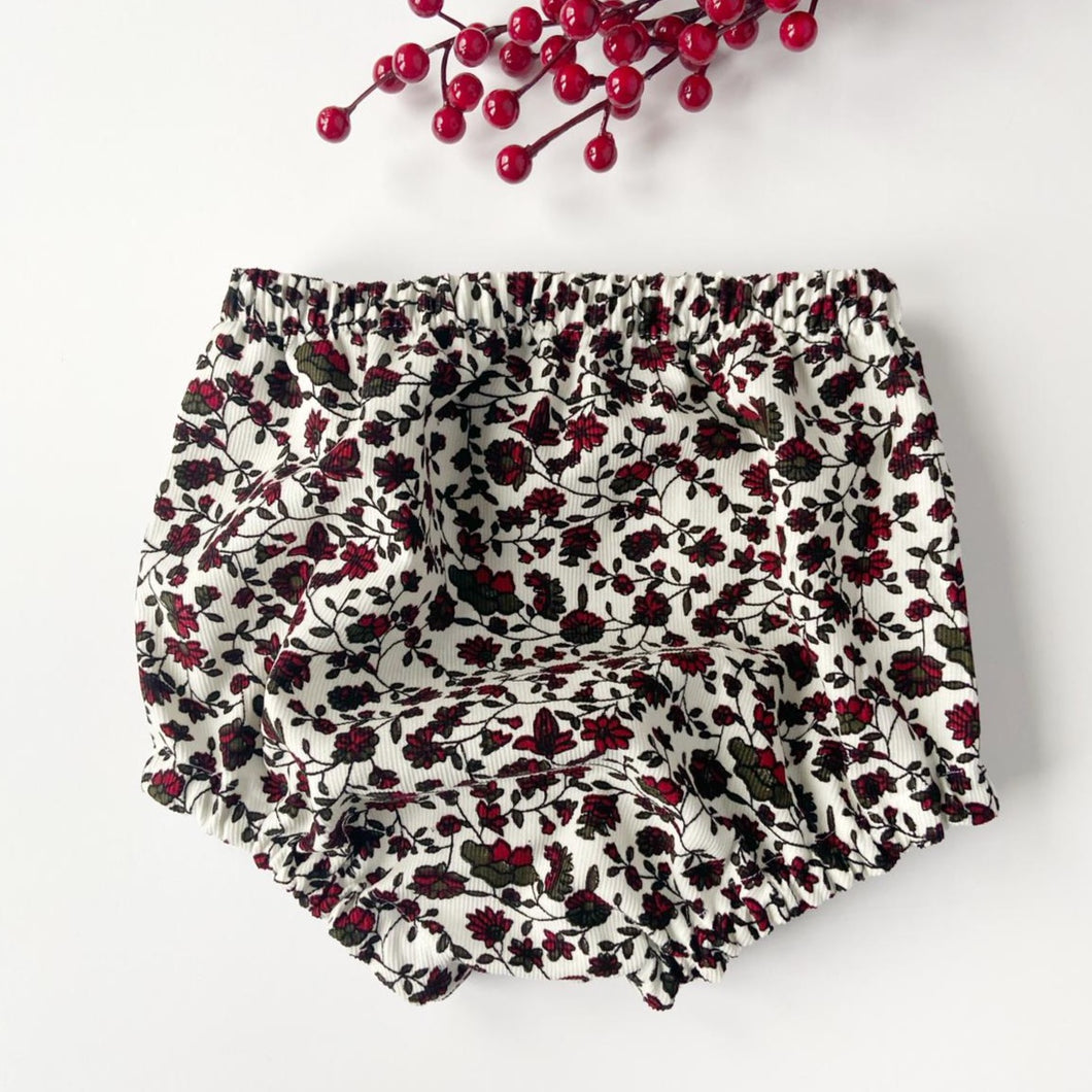 Floral Corduroy Cotton Bloomers