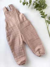 Load image into Gallery viewer, Blush Pink Muslin Gauze Cotton Romper
