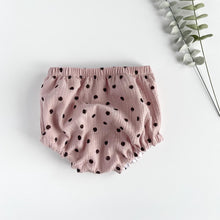 Load image into Gallery viewer, Lilac Spot Double Gauze Bloomers
