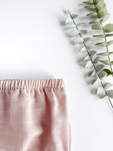 Load image into Gallery viewer, Blush Pink Muslin Gauze Bloomers
