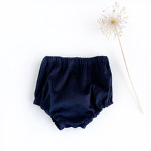 Load image into Gallery viewer, Midnight Blue Corduroy Bloomers
