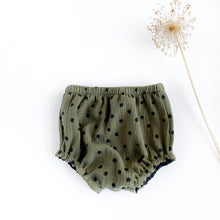 Load image into Gallery viewer, Khaki Spot Double Gauze Bloomers
