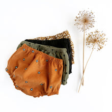 Load image into Gallery viewer, Toffee Floral Needlecord Bloomers
