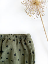 Load image into Gallery viewer, Khaki Spot Double Gauze Bloomers
